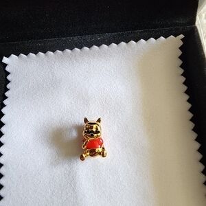 New Pandora Disney Winnie the Pooh 925° gold-plated charm for jewelry bracelet